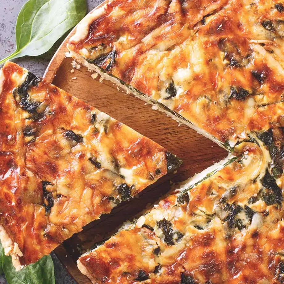 A quiche similar to Coronation Quiche.