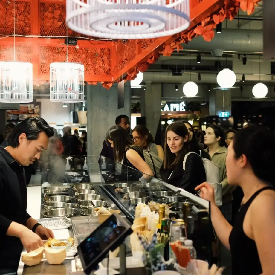 Le Central food court in Montreal.