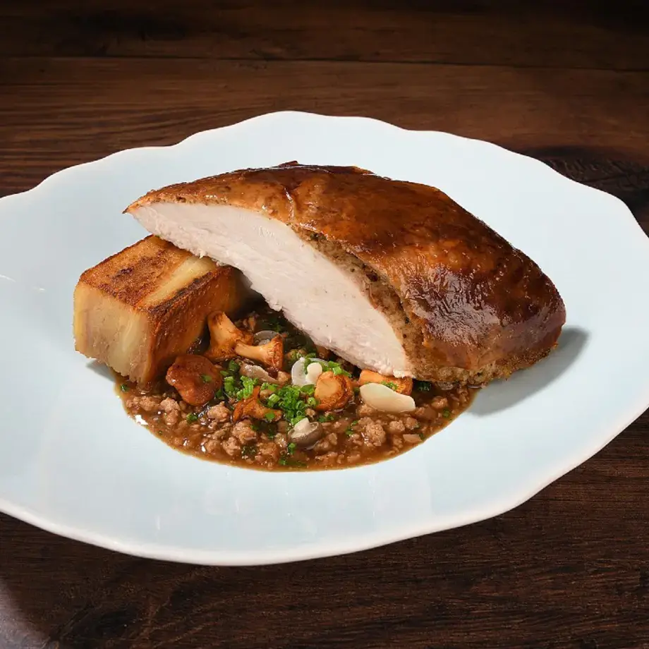 Michelin-starred roast chicken and sides from Northcote at Home.