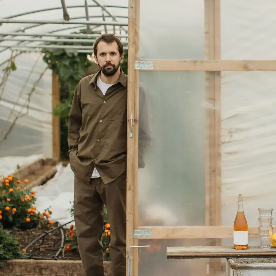 Merlin Labron-Johnson at the Osip farm.