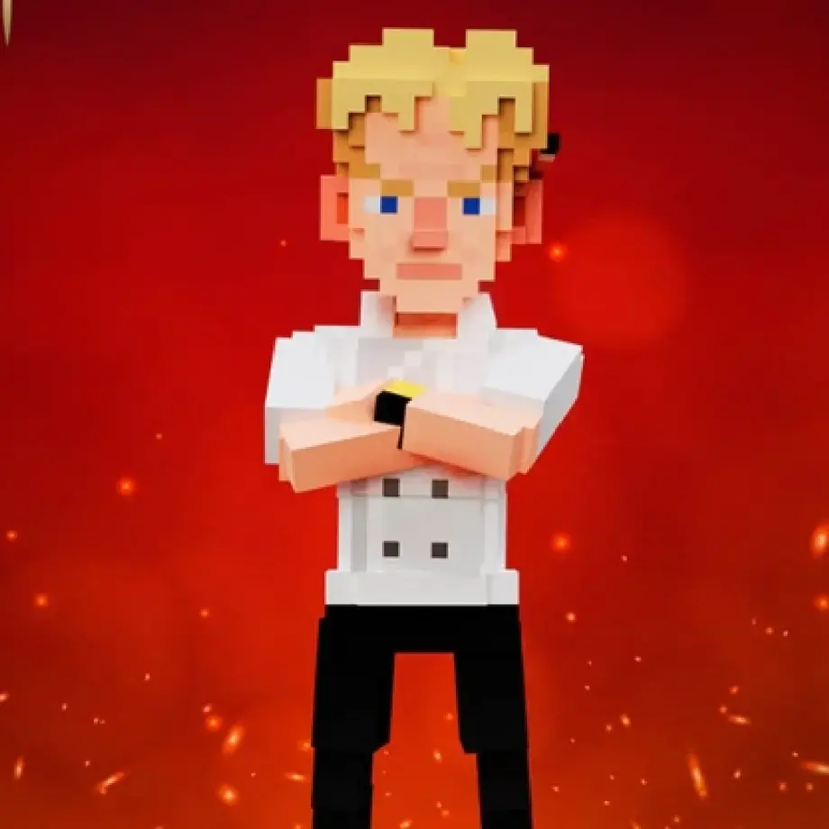 Gordon Ramsay metaverse avatar.