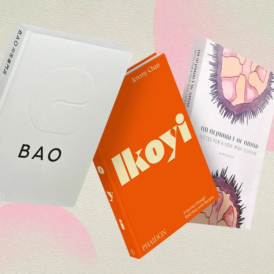 Selection of three new cookbooks out in spring 2023.