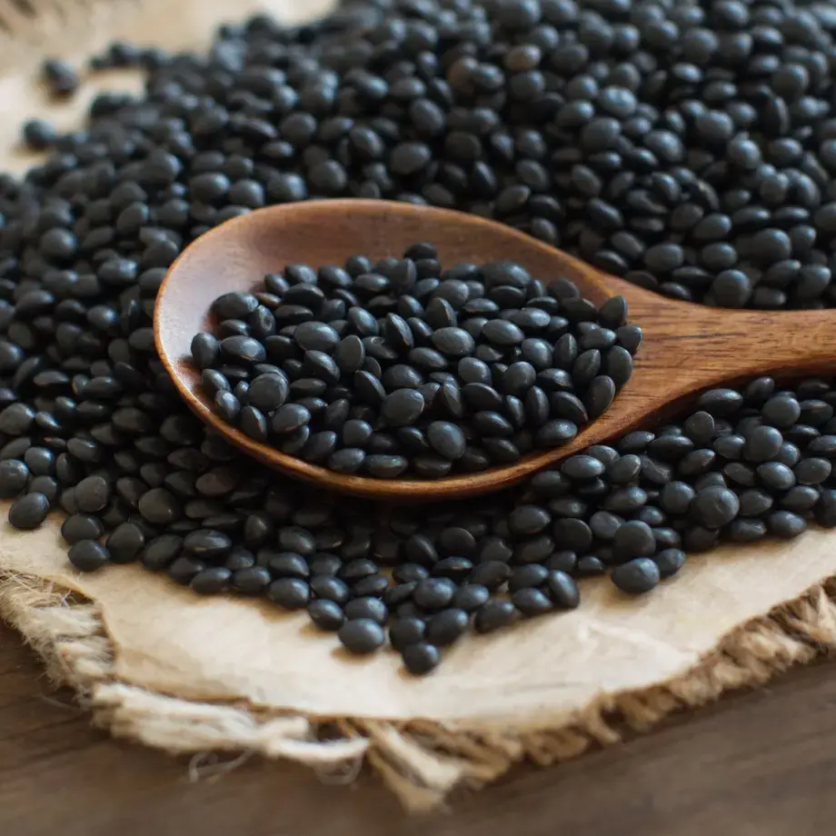 black-lentils