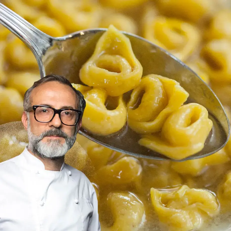 Massimo bottura Tortellini in Brodo