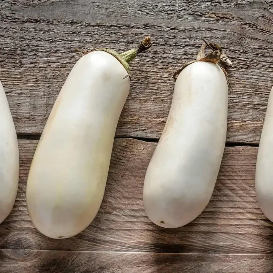 White eggplants