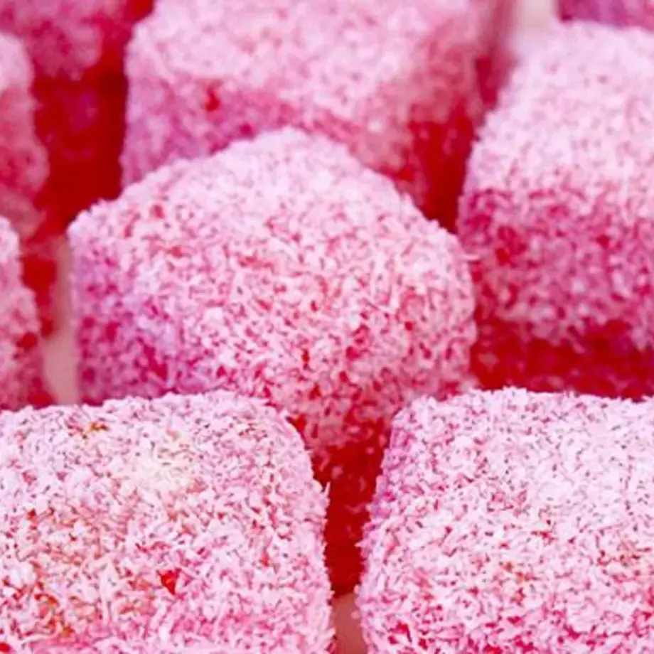 Raspberry Lamingtons