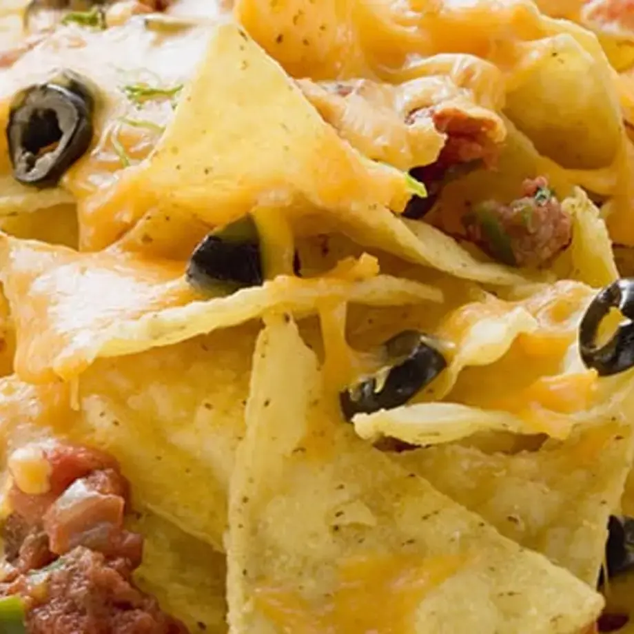 Nachos with Cheddar Cheese and Jalapeño Peppers Recipe