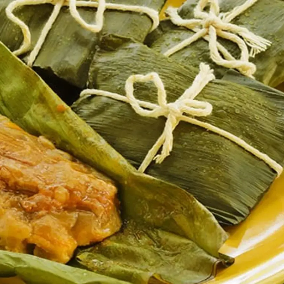 Puerto Rican Pasteles (Stuffed Plantain Leaves)