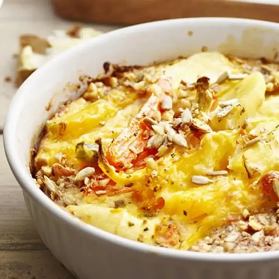 Parsnip and Carrot Bake