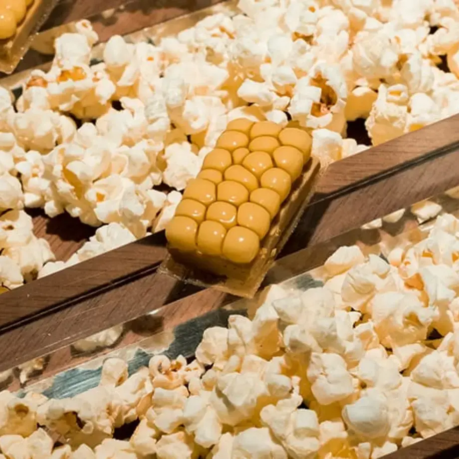 Foie-gras and Multispherical Corn Tatin