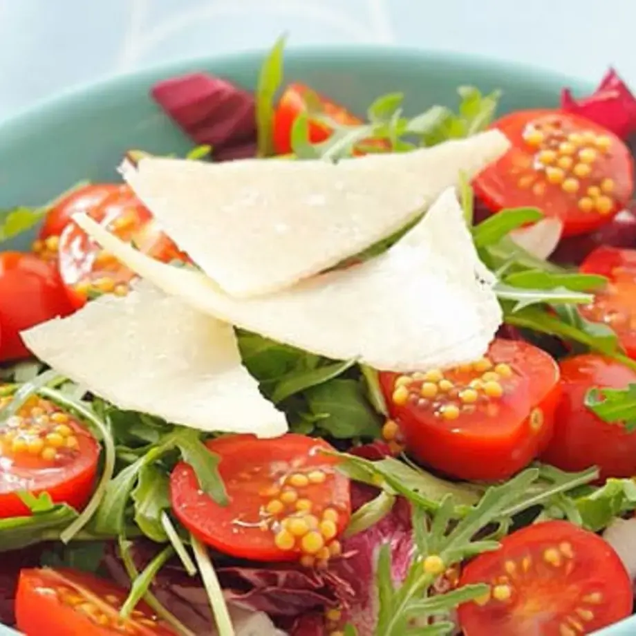 Rocket, Tomatoes, Capers and Parmesan Salad