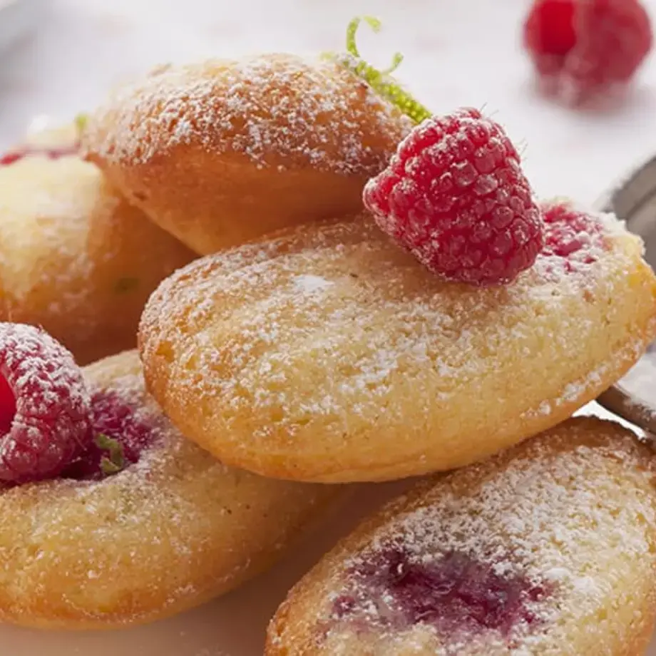 Raspberry Madeleines