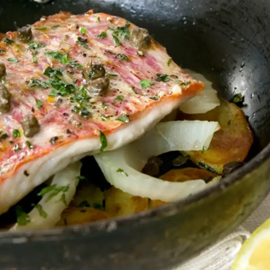 Roasted Red Mullet Fillet