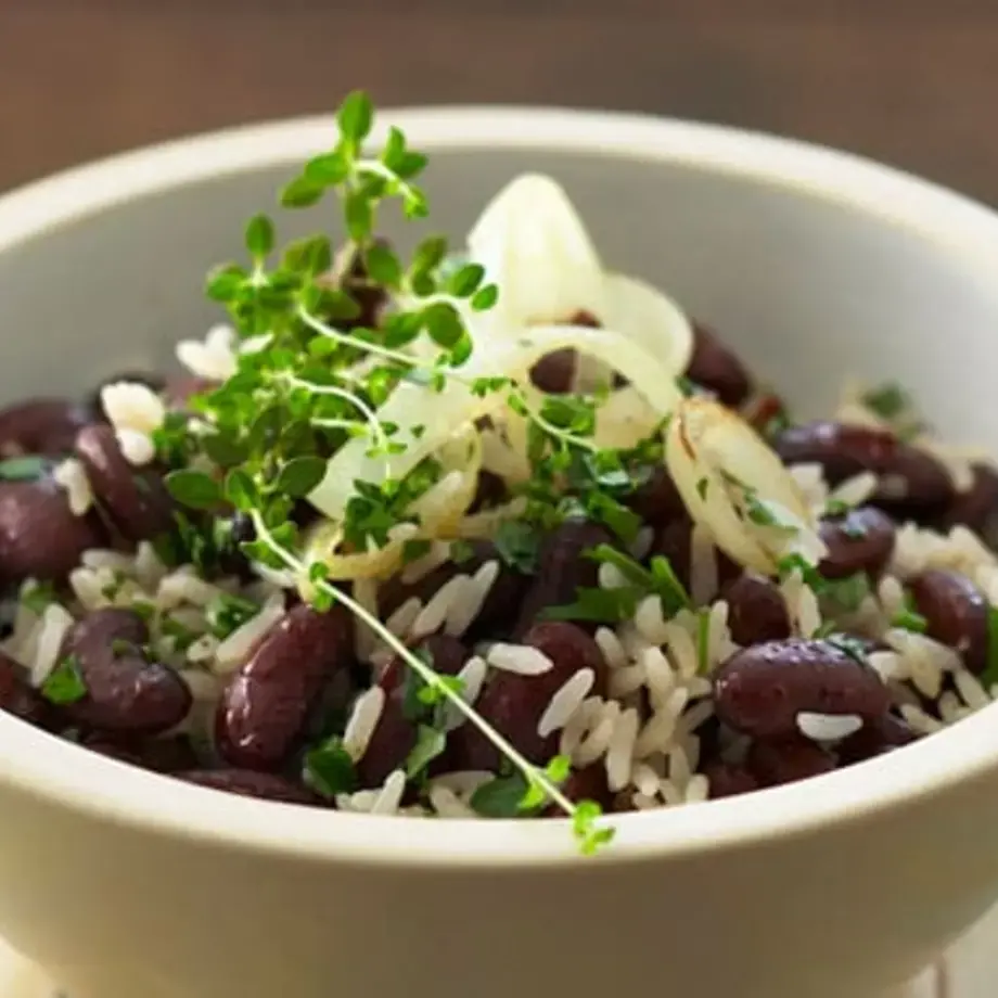 Basmati Rice With Kidney Beans And Thyme Basmati Rice With Kidney Beans And Thyme