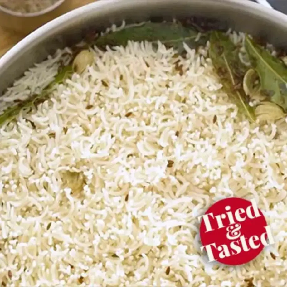 Perfect Indian rice by Monica Haldar.