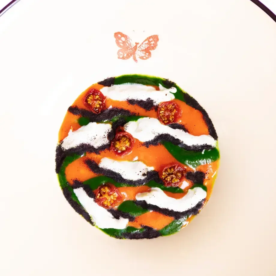 Risotto Camouflaged as Pizza
