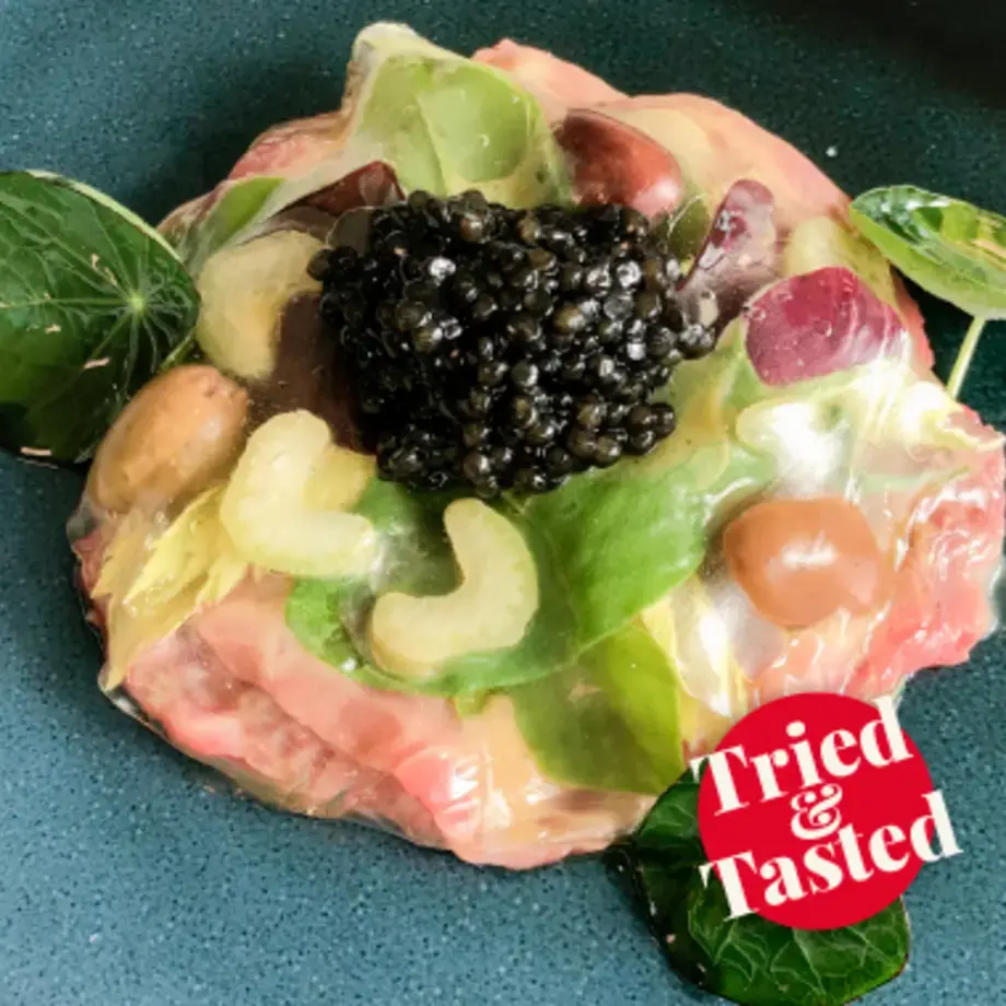 Steak Tartare with chef Enrico Bartolini