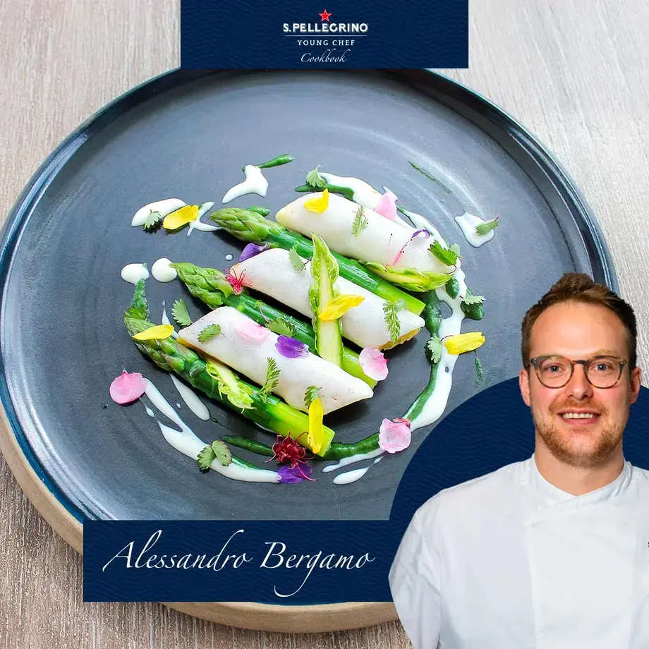 Alessandro Bergamo Crispy gnocchi and Asparagus