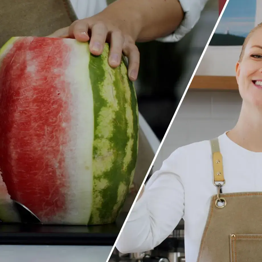 BBQ Watermelon Vegan Sashimi