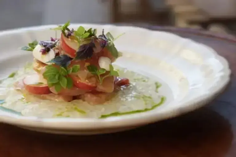 Raw Tuna with Peaches recipe by Kitano Yurika step7
