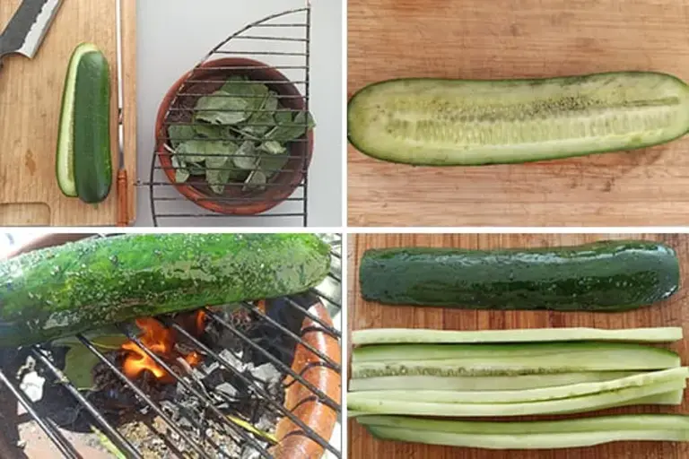 Cucumber on fire