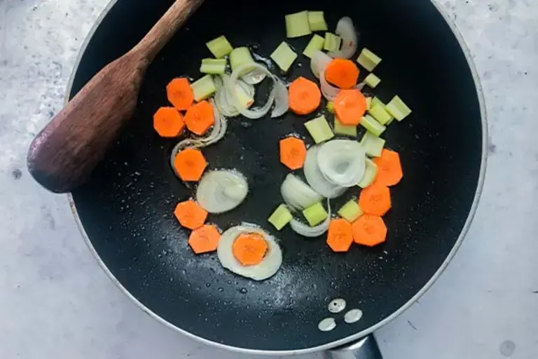 vegetable in the pan
