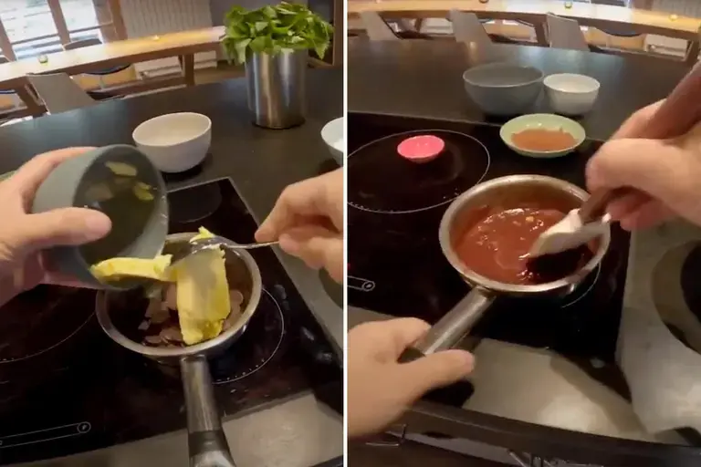 melting chocolate for chocolate truffle slice recipe