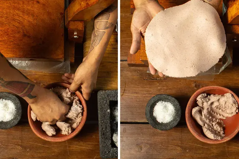Corn dough