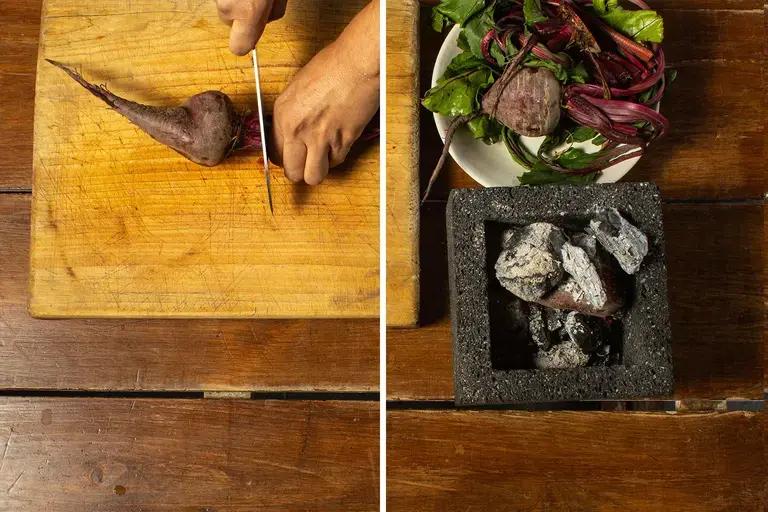 cooking beetroot