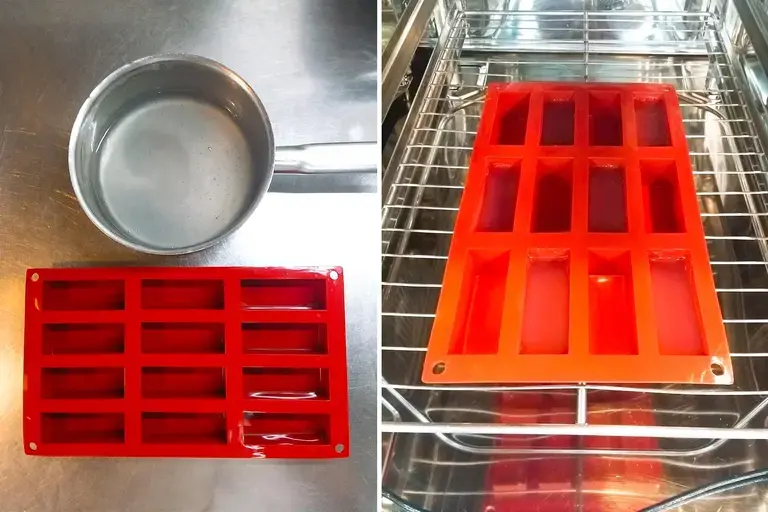 baking the crystal bread for Crystal sushi recipe