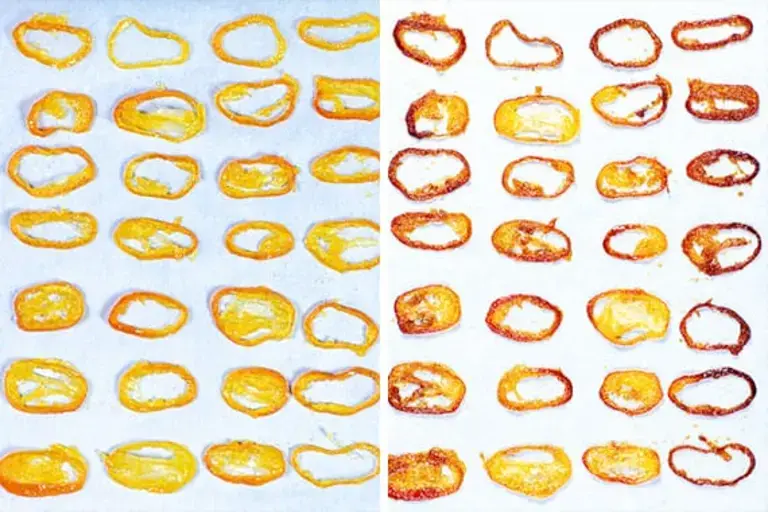 kumquat on baking paper Courtesy of Chef Łukasz Moneta