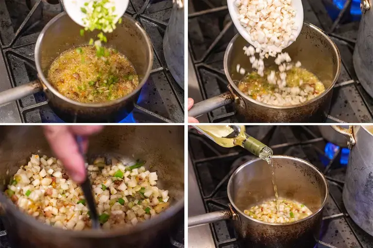 onion and celery