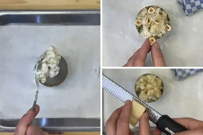 Baking maccheroni in oven