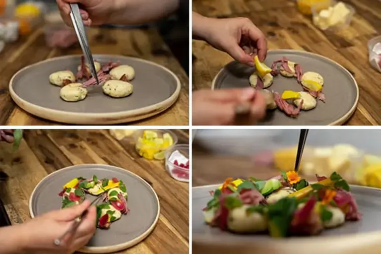 Plating Courtesy of Sarah Farmer