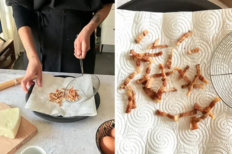 Carbonara step 03