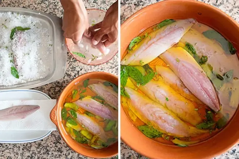 Marinated makerel Courtesy of Nicole Bozzao 