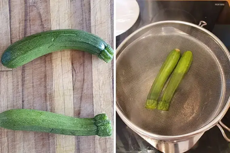 For the stuffed baby courgette Courtesy of Chef Nicolas Fagundes Galindo