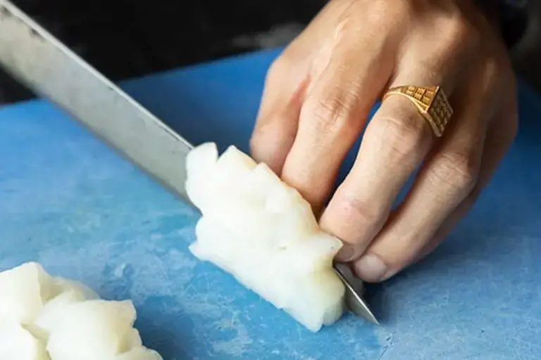 Dice scallop