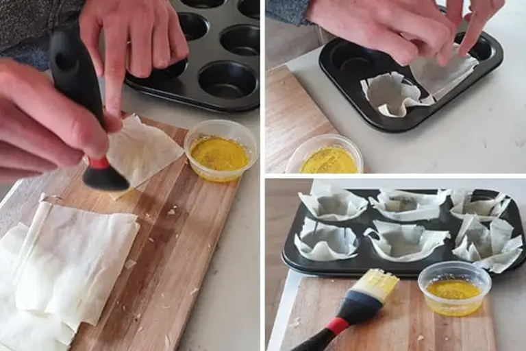phyllo cups Courtesy of Chef Marcus Gericke