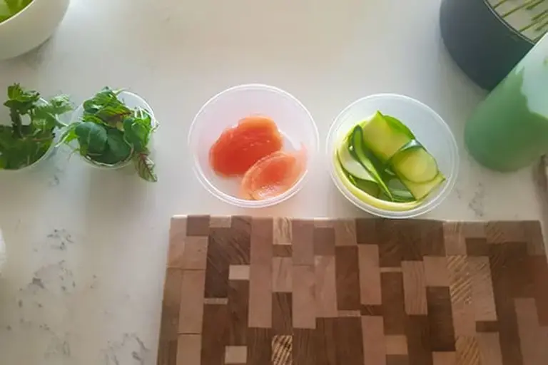 shaving vegetables Courtesy of Chef Marcus Gericke