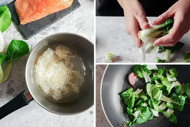 Teriyaki Salmon Recipe_step one