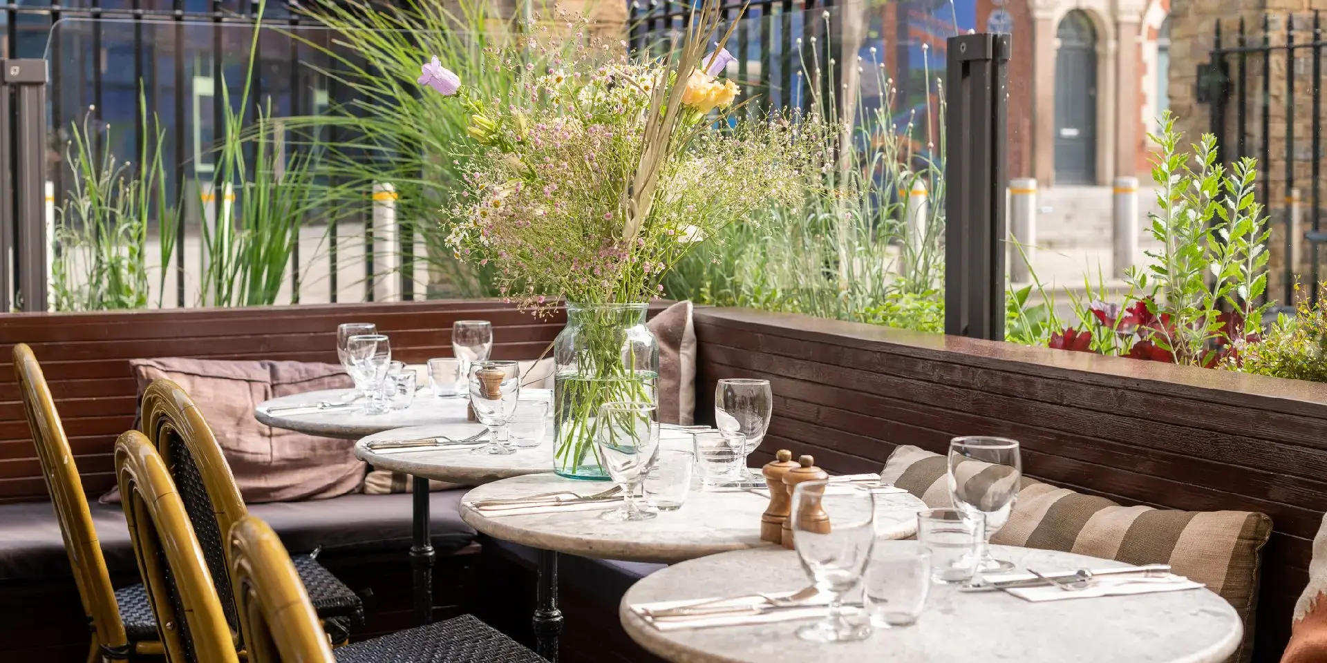 The Laundry summer terrace