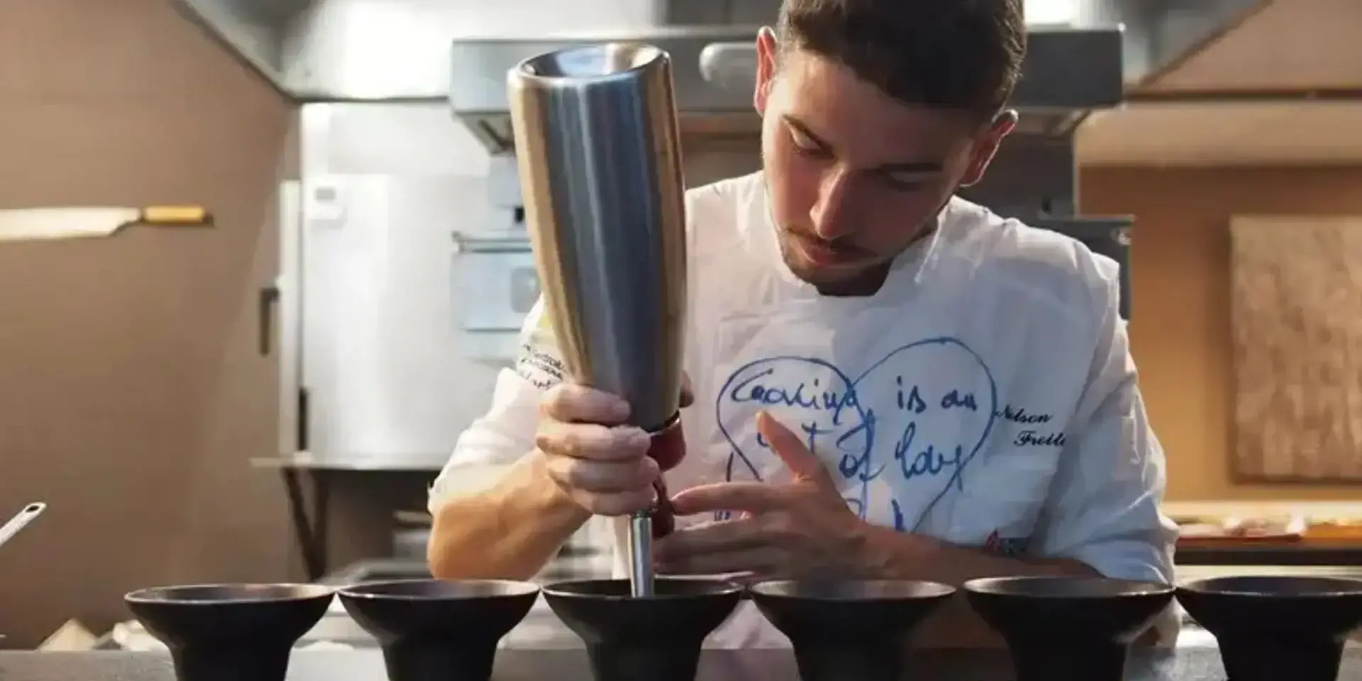 Nelson Freitas cooking