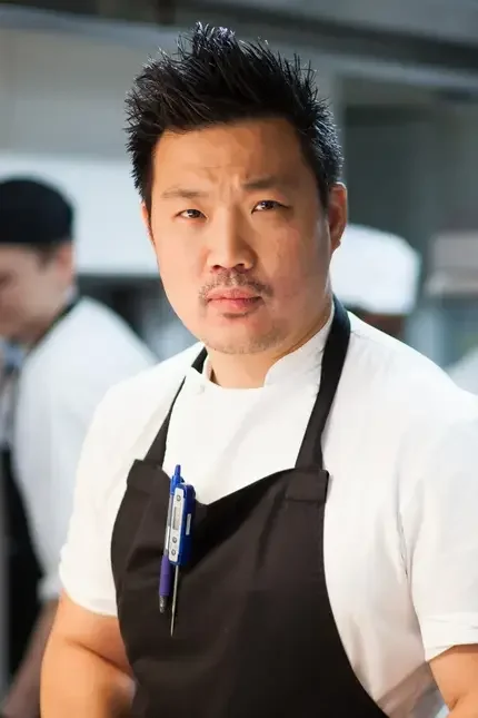 Chef Andrew Wong in the kitchen.