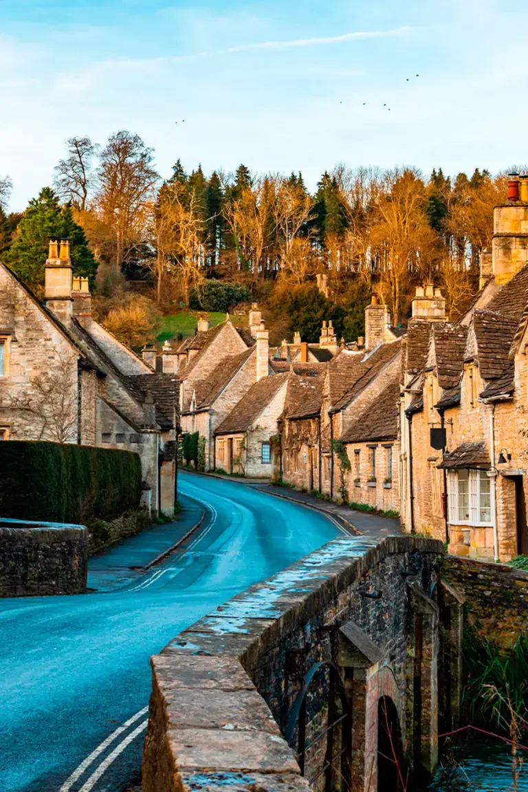 A Cotswolds village.