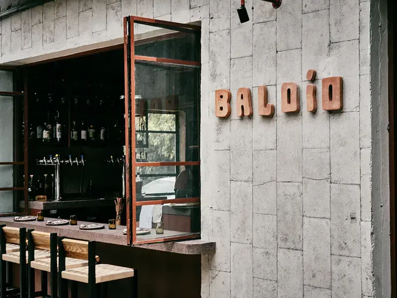 Baldío restaurant in Mexico City.
