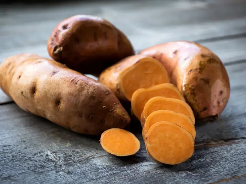 Sweet potatoes.