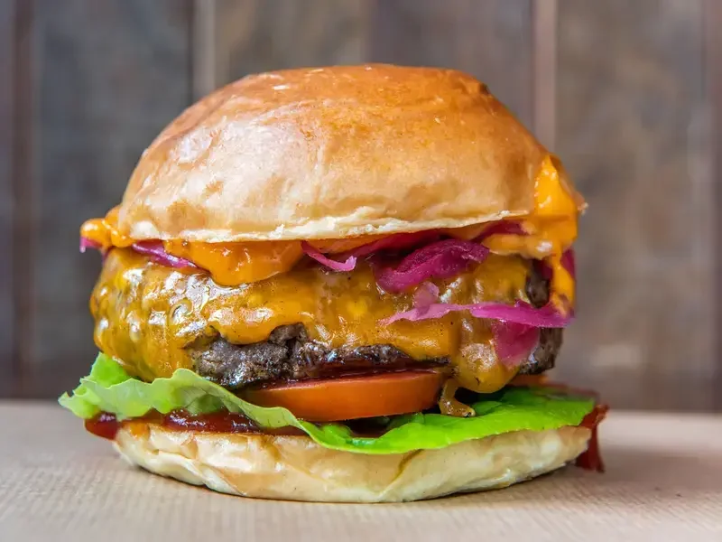 Ari Gold burger at Patty &amp; Bun in London.