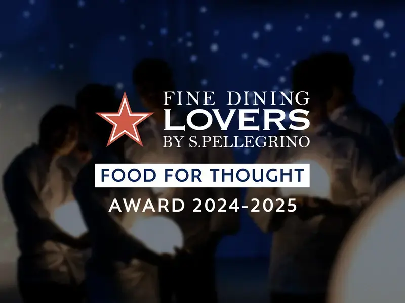 Fine Dining Lovers Food for Thought Award 2024-25.