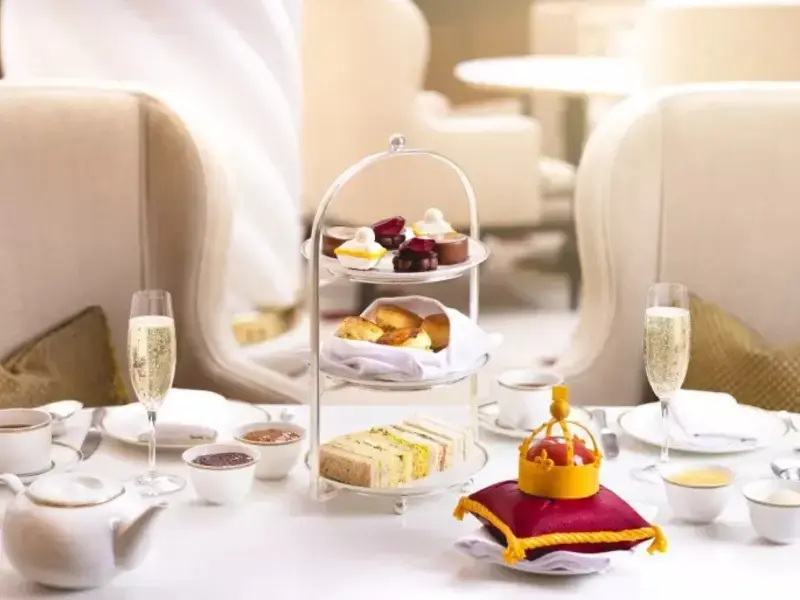 Afternoon tea at Shangri-La The Shard in London.